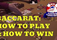 How to Win at baccarat